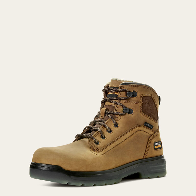 10032608 Ariat 6 Inch Waterproof Work Boot (Brown)