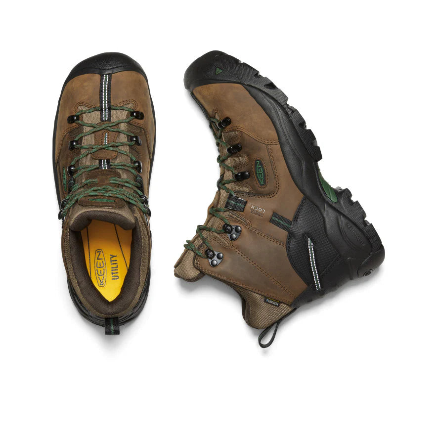1026892 Keen Pittsburgh 6 inch Carbon Toe Waterproof Boot (Brown)