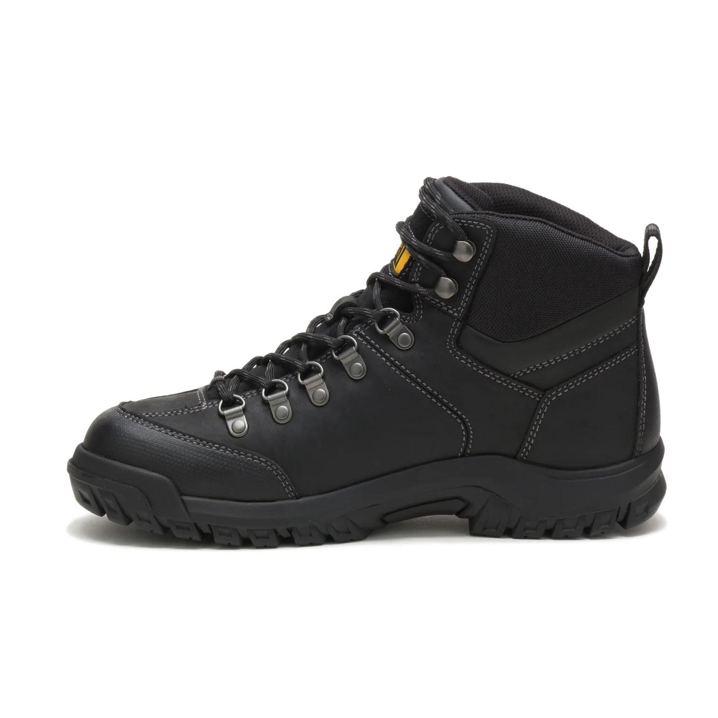 74129 CAT Men's 6 Inch Waterproof Work Boot (Black)