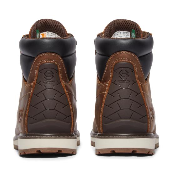 A42TY Timberland PRO 6 Inch Soft Toe Wedge Work Boot (Brown)