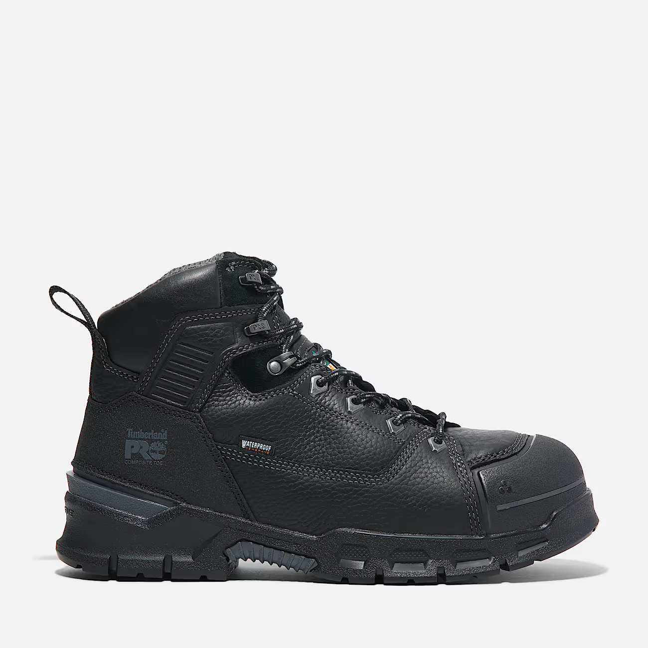A5YYF Timberland Pro 6 Inch Composite Toe Waterproof Work Boot (Black)