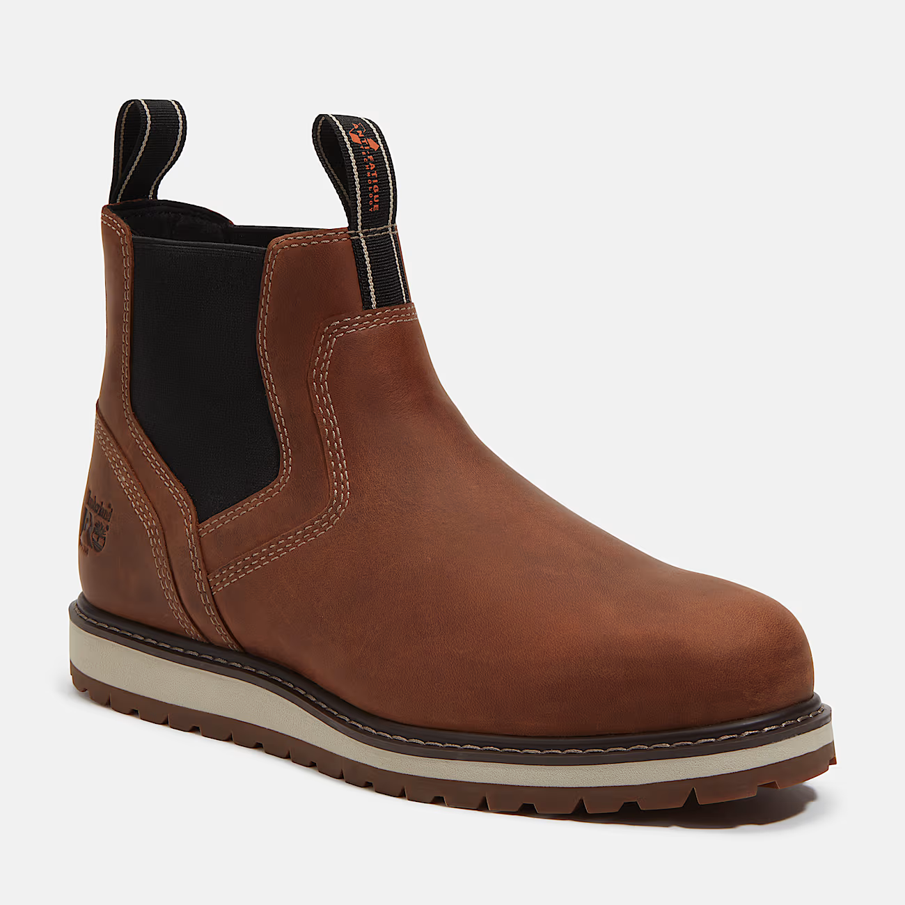 A66BU Timberland PRO Irvine Wedge Chelsea Soft Toe Work Boot (Brown)
