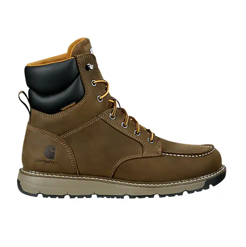 FM6123 CARHARTT 6 Inch Soft Toe Waterproof Wedge Boot (Brown)