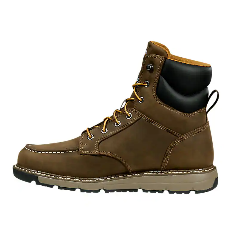 FM6123 CARHARTT 6 Inch Soft Toe Waterproof Wedge Boot (Brown)