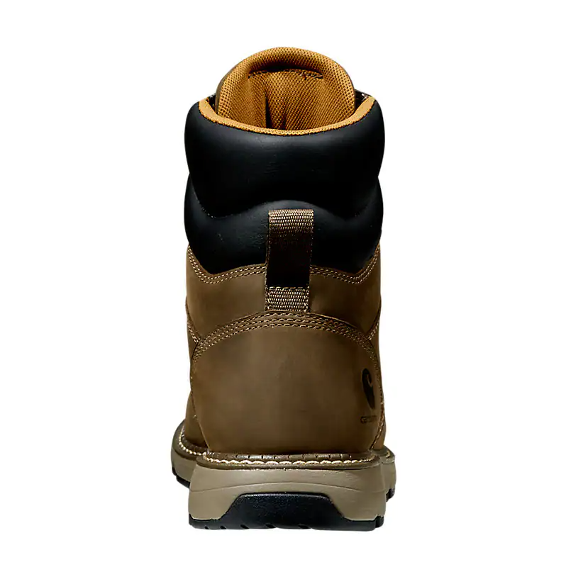 FM6123 CARHARTT 6 Inch Soft Toe Waterproof Wedge Boot (Brown)