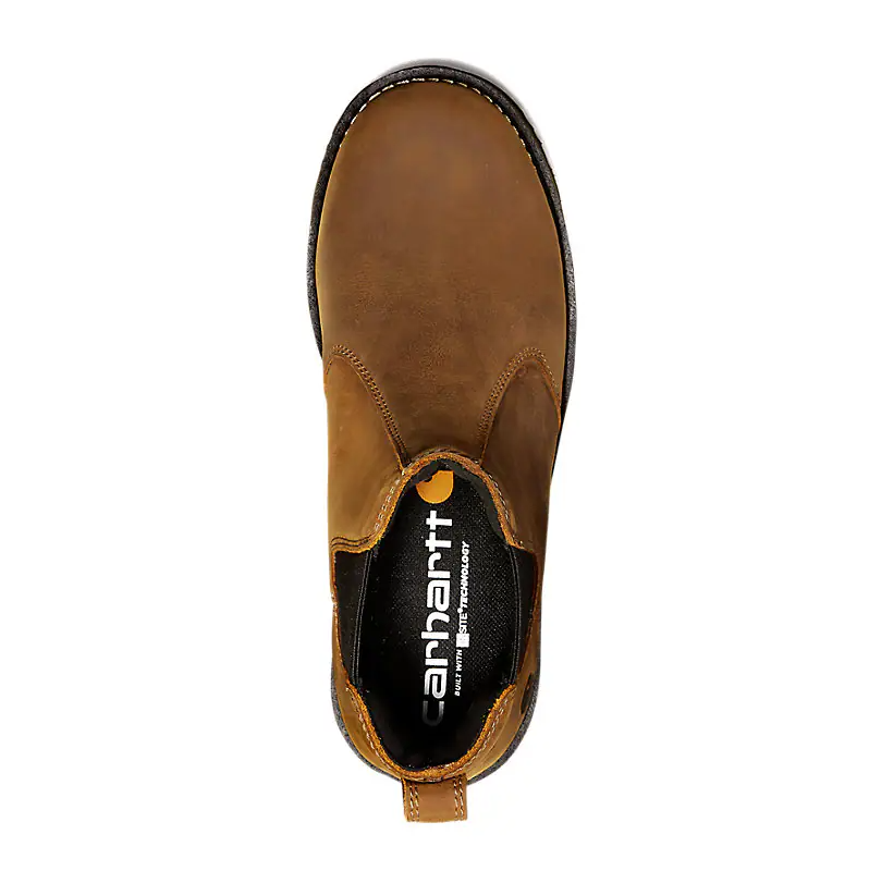 FN6294 Carhartt Women's 6 Inch Water Resistant Steel Toe Chelsea (Brown)