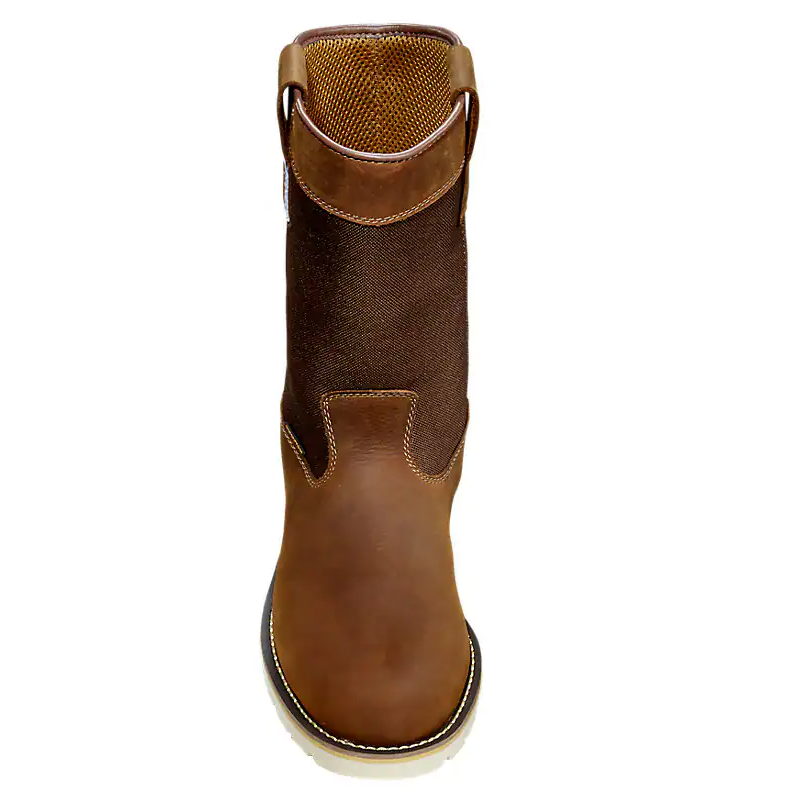 FW1232 Carhartt 10 Inch Brown STEEL TOE WELLINGTON WEDGE BOOT