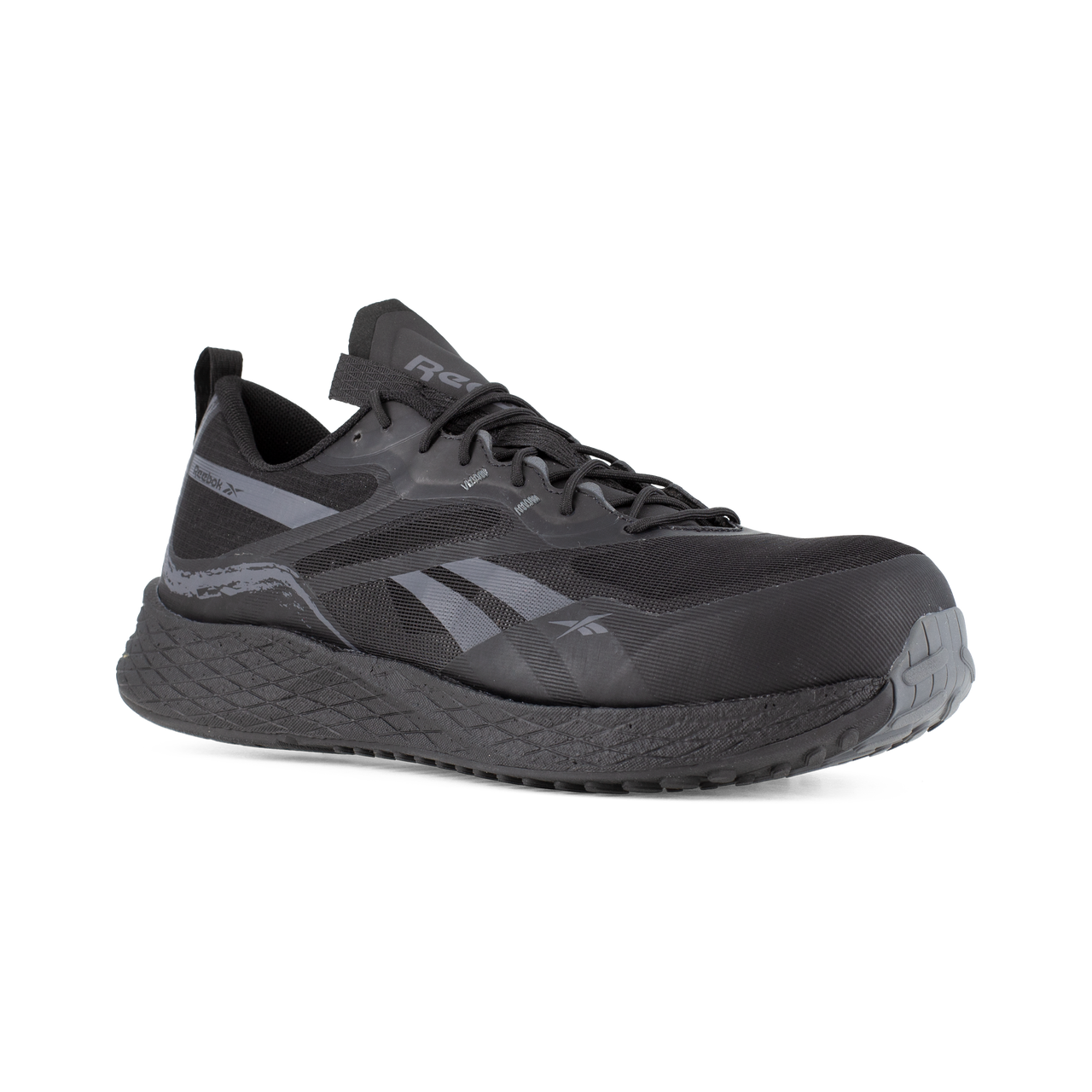 Rb390 Reebok Women's Composite Toe Athletic Work Shoe (Black)