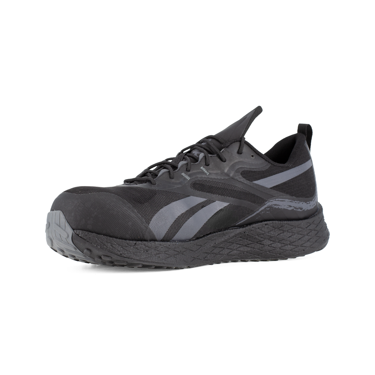 Rb390 Reebok Women's Composite Toe Athletic Work Shoe (Black)