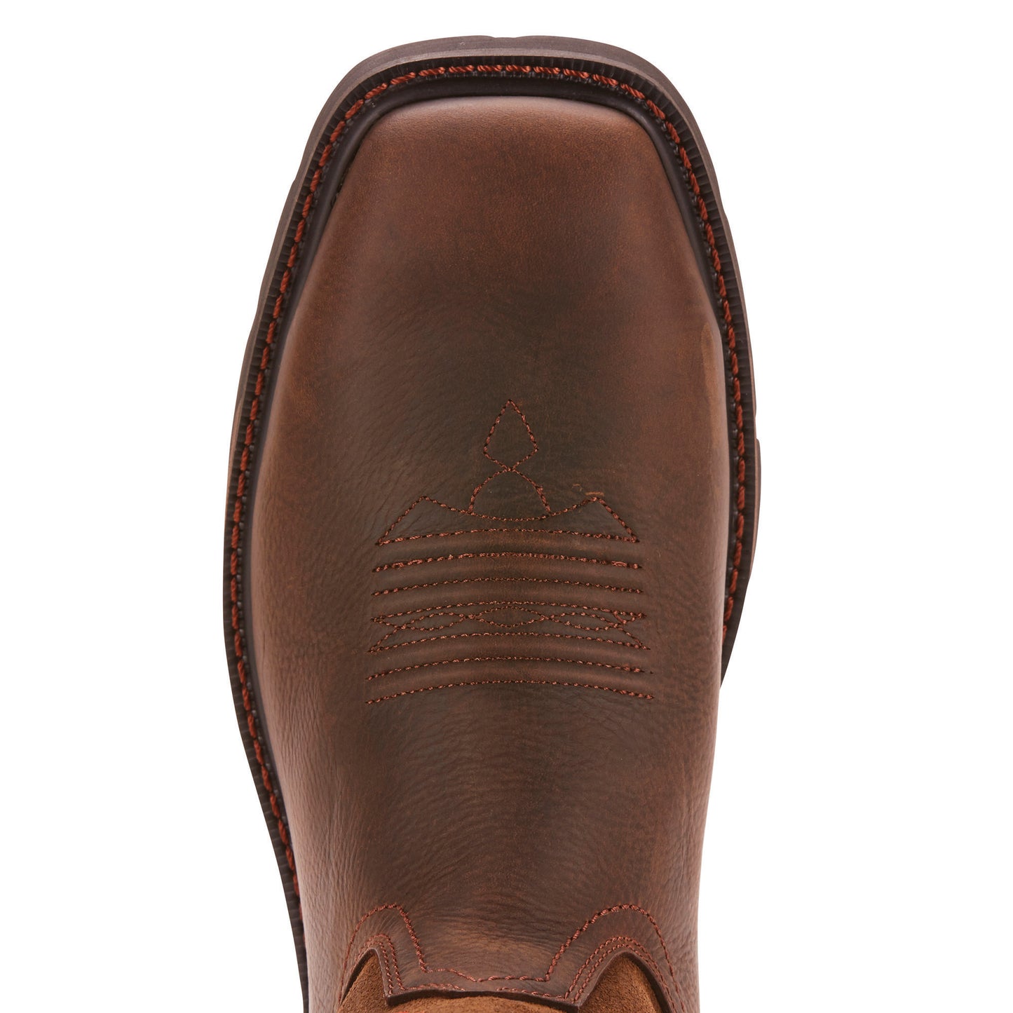 Groundbreaker Square Toe Waterproof Steel Toe Wellington (Brown) Toe