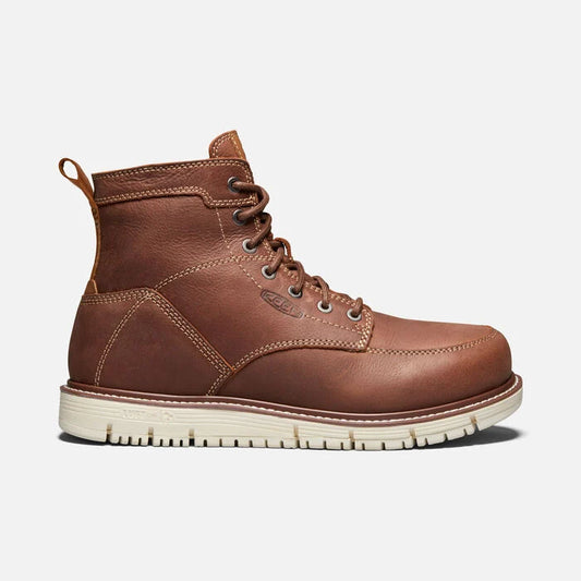 1020146 Keen 6 inch. Soft Toe , Wedge Sole Boot (Brown)