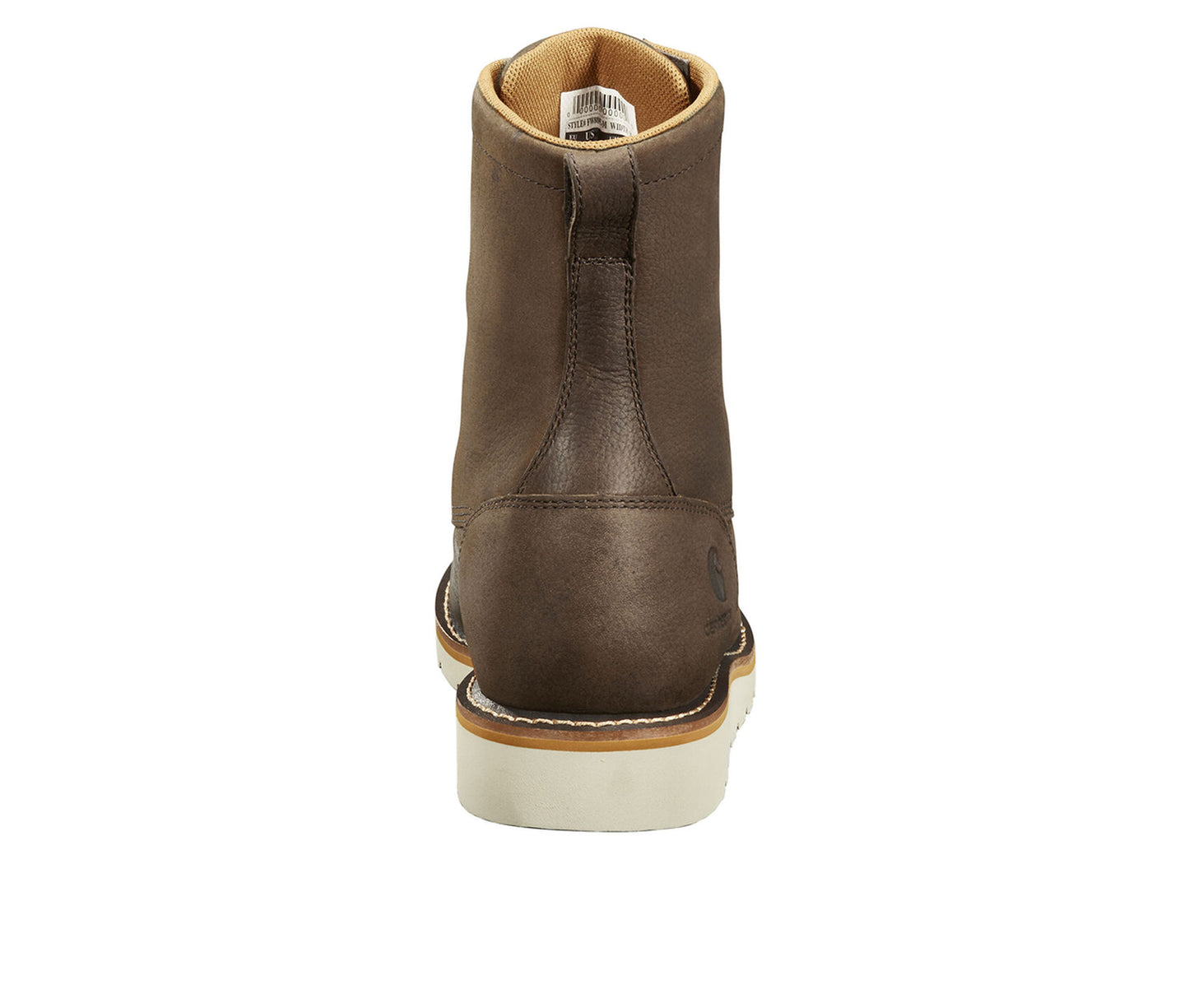 FW8095 Carhartt 8 Inch Moccasin Soft Toe Waterproof Wedge Sole Boot (Brown)