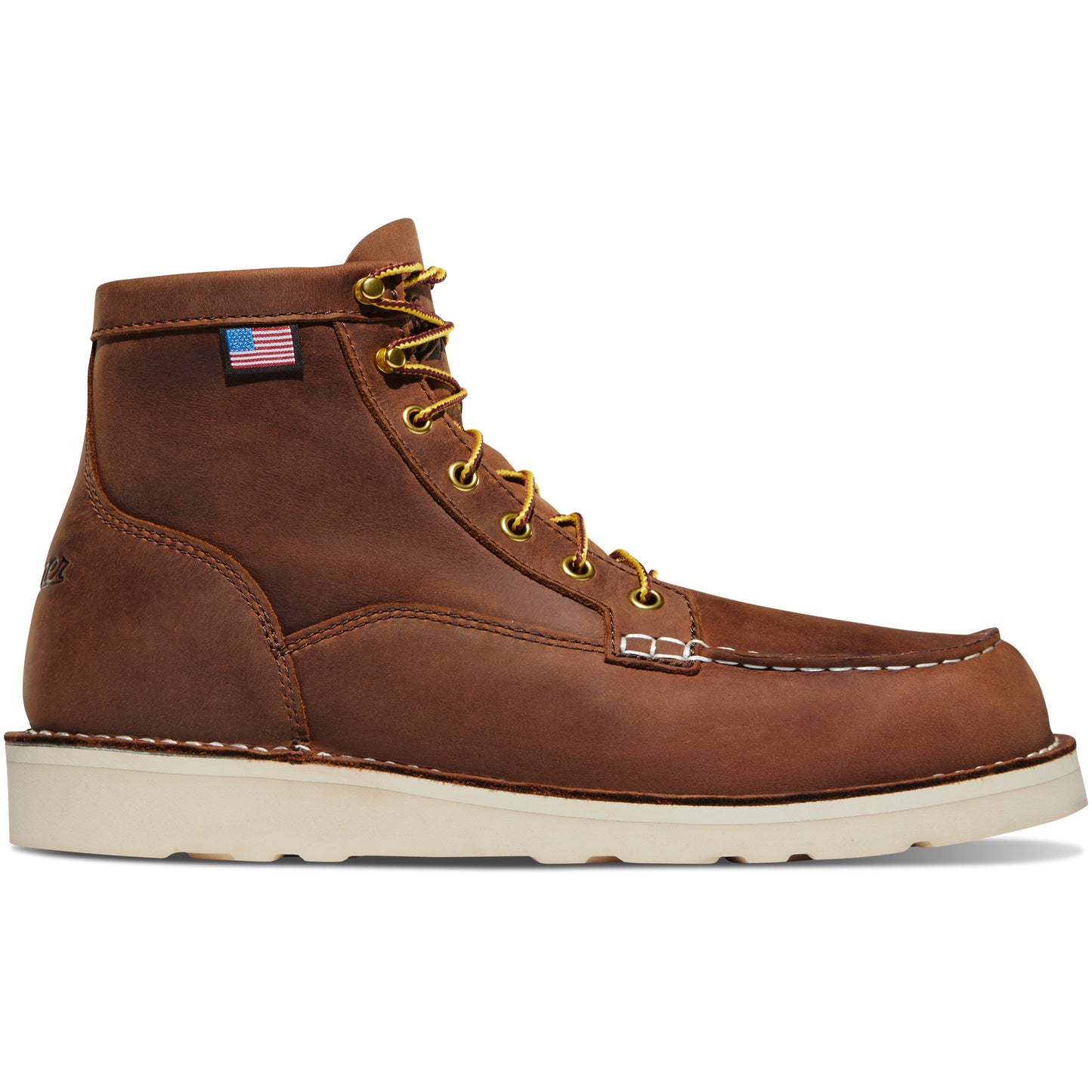 15573 Danner 6 Inch Soft Moccasin Toe, Wedge Sole Boot (Btown)