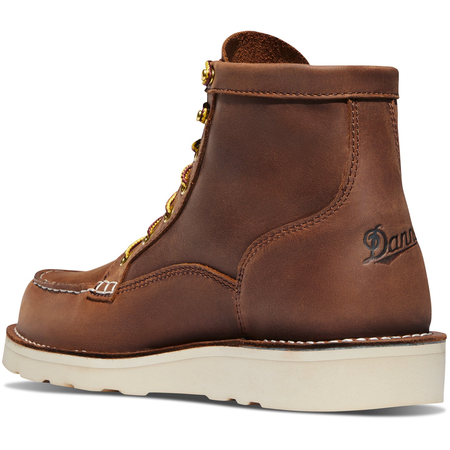 15573 Danner 6 Inch Soft Moccasin Toe, Wedge Sole Boot (Btown)