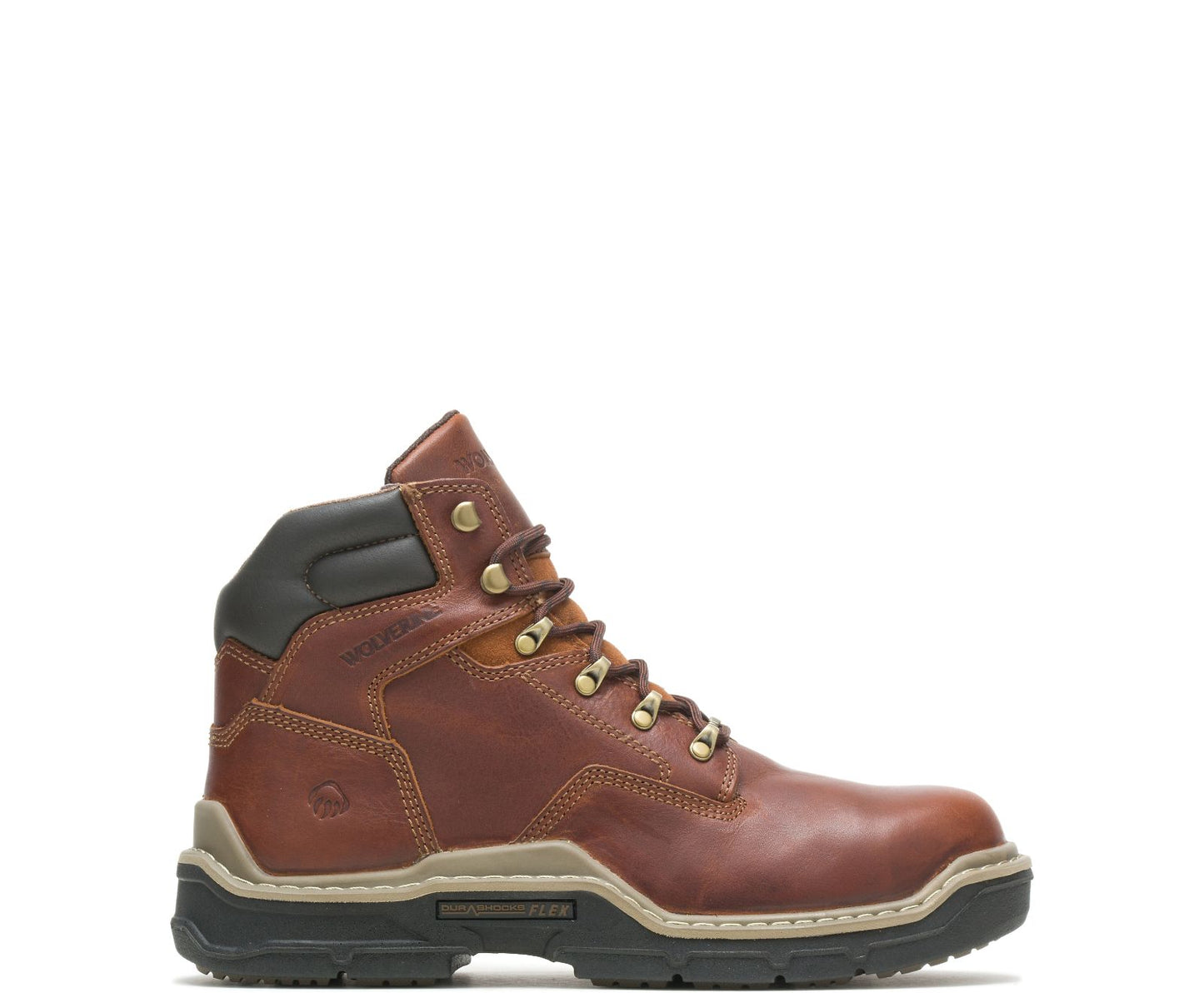 210057 WOLVERINE RAIDER DURASHOCKS 6 inch BOOT (Brown)