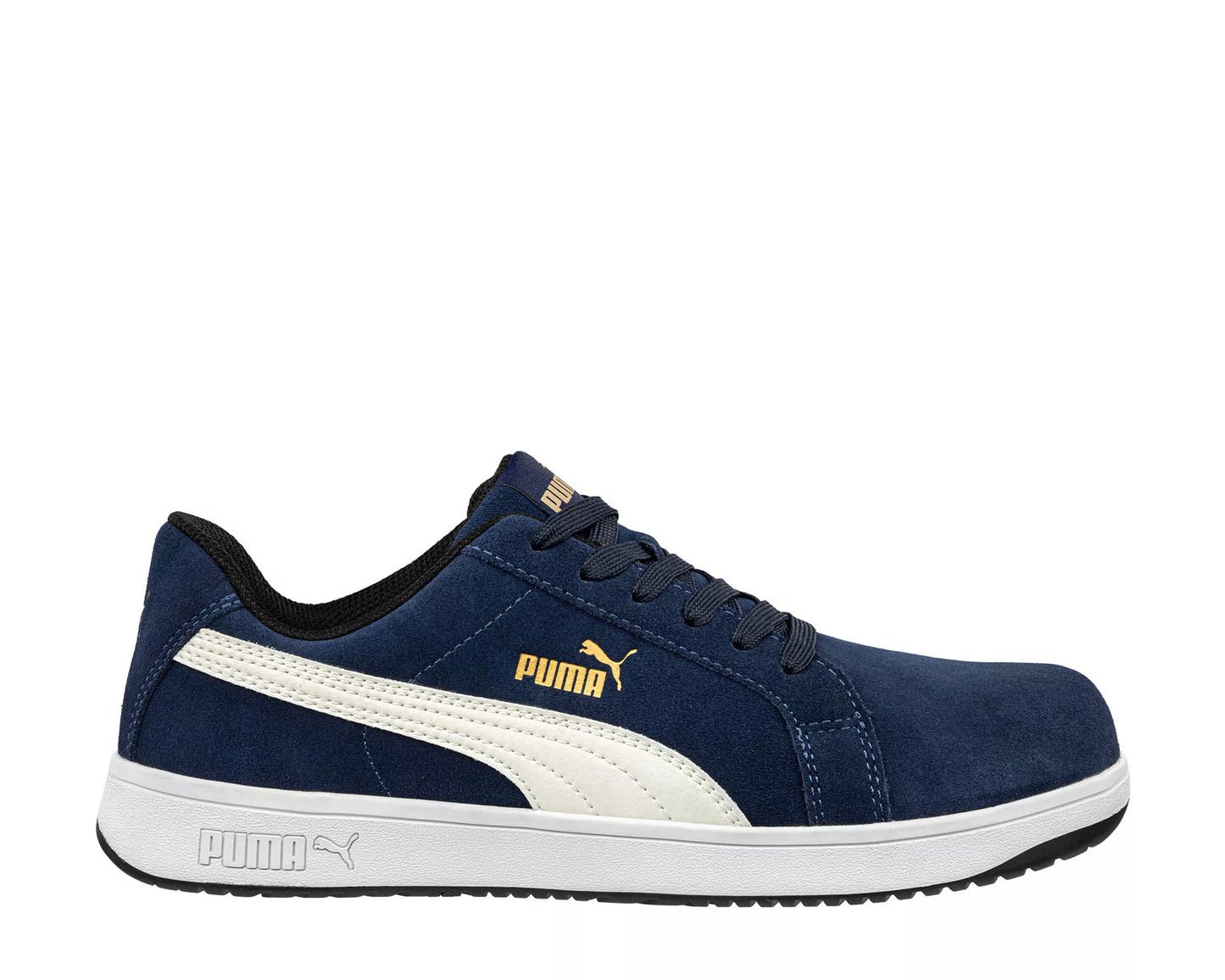 640025 SUEDE NAVY LOW SAFETY SHOE