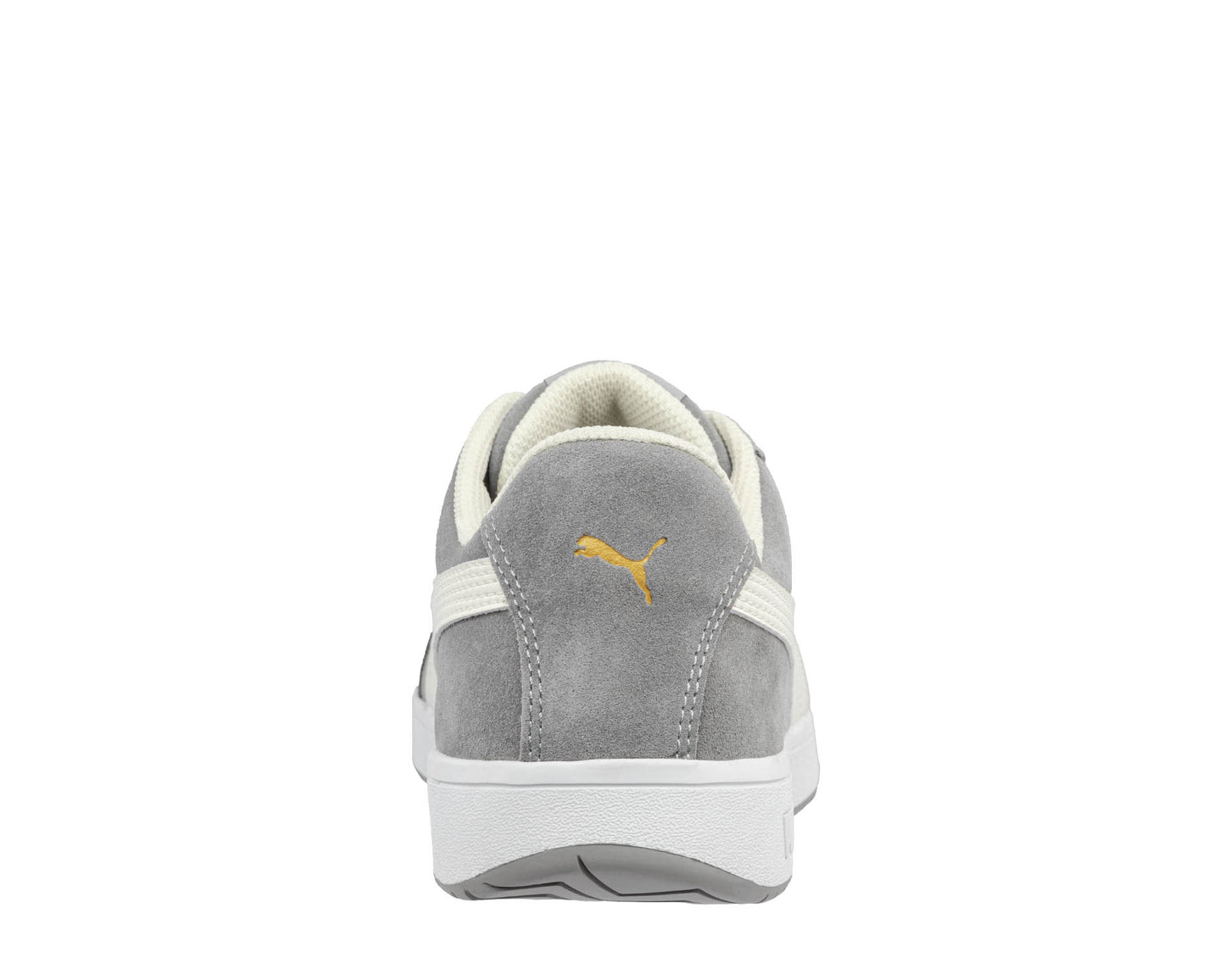 640125 PUMA SUEDE GREY LOW COMPOSITE TOE SHOE (Grey)