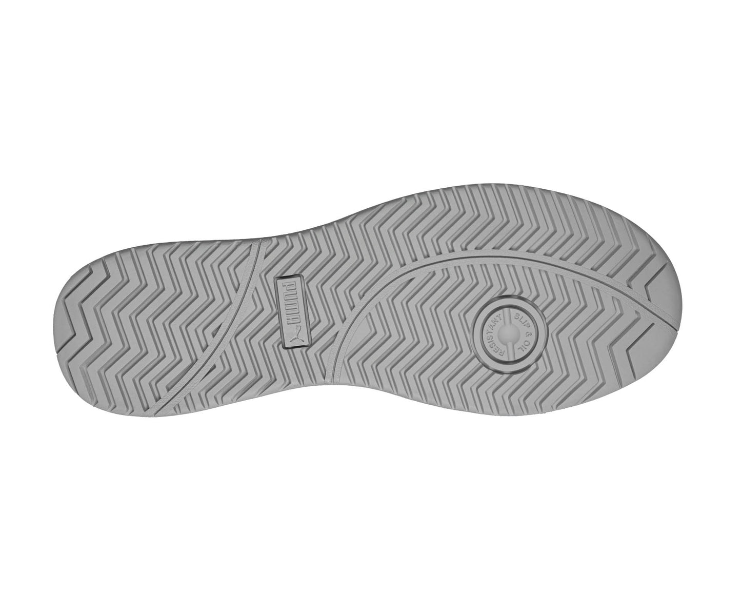 640125 PUMA SUEDE GREY LOW COMPOSITE TOE SHOE (Grey)