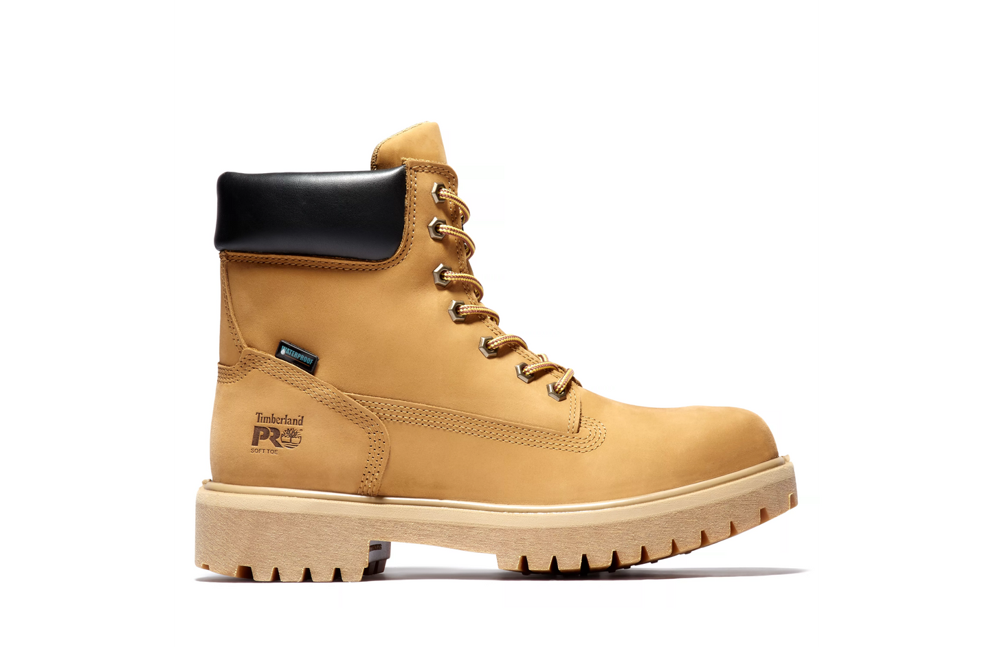 65030 TIMBERLAND PRO DIRECT ATTACH 6-INCH WATERPROOF SOFT-TOE BOOTS (Wheat)