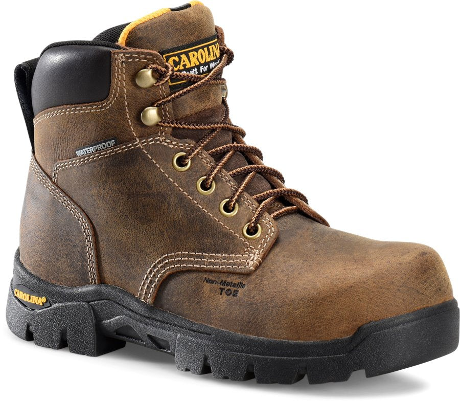 CA1626 Carolina 6 Inch Waterproof Composite Toe Boot (Brown)