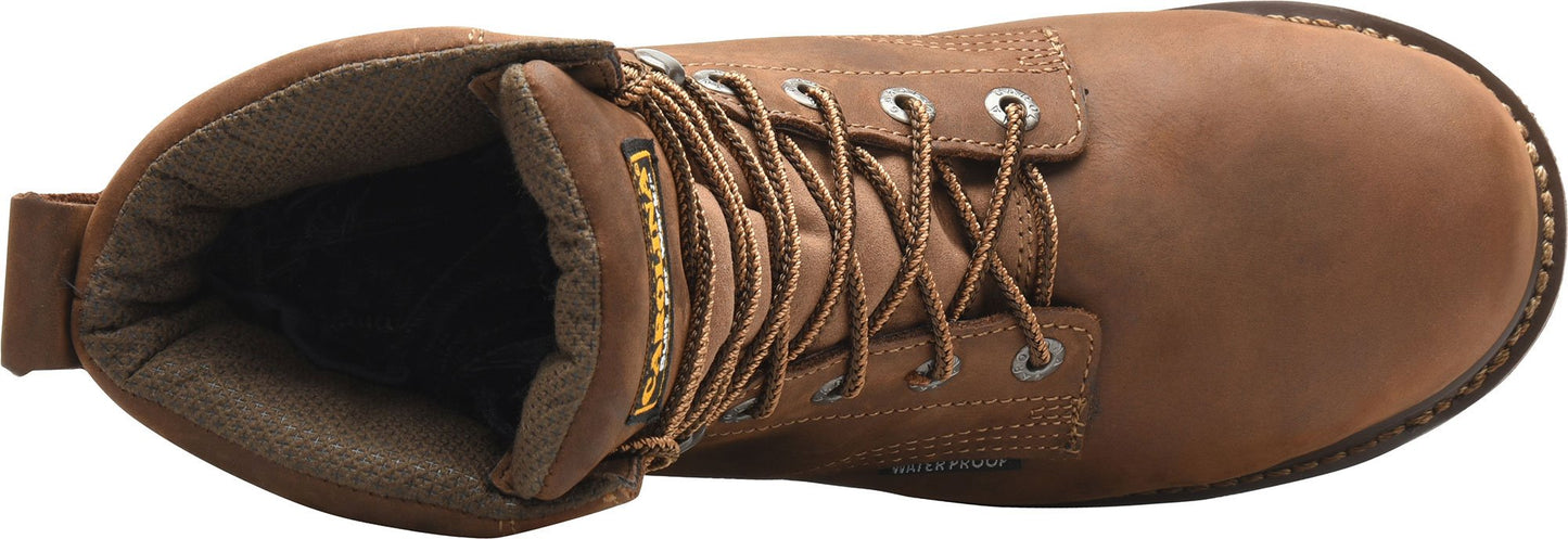 CA3057 Carolina 8 Inch Waterproof Work Boot (Brown)