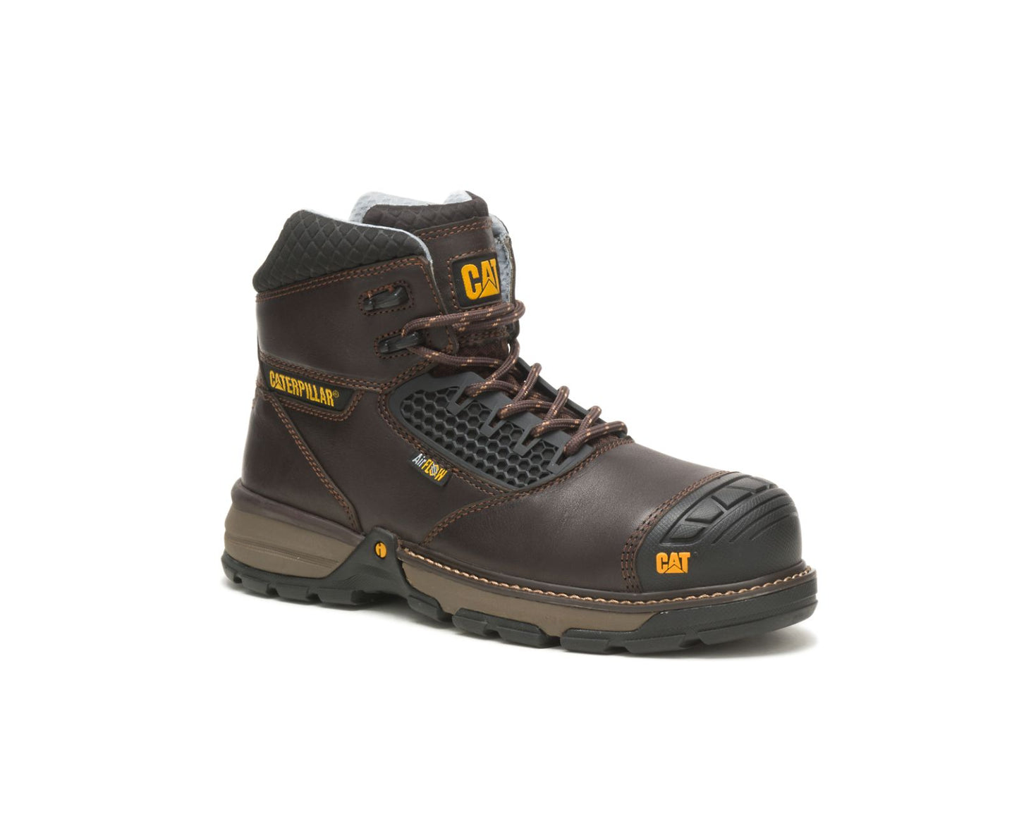 P91340 Caterpillar 6 Inch , Composite Toe Work Boot (Brown)