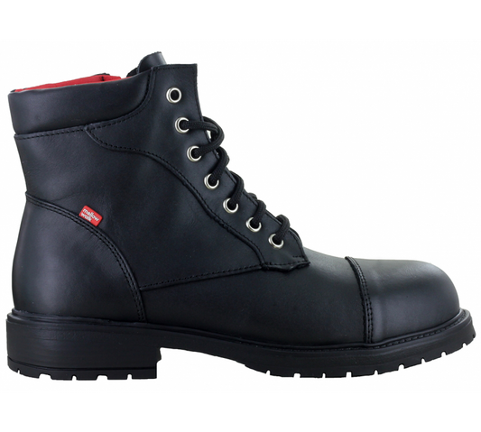 429 139 Ellie  6 inch Steel Toe Side-Zip Boot (Black)