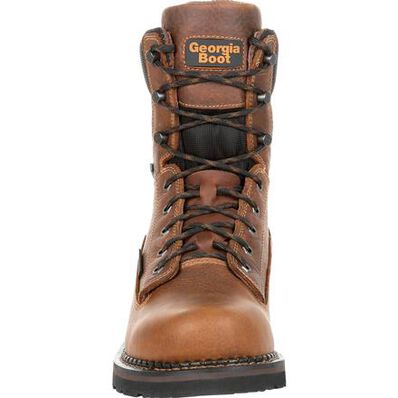 GB00318 Georgia 8 Inch Waterproof Work Boot (Brown)