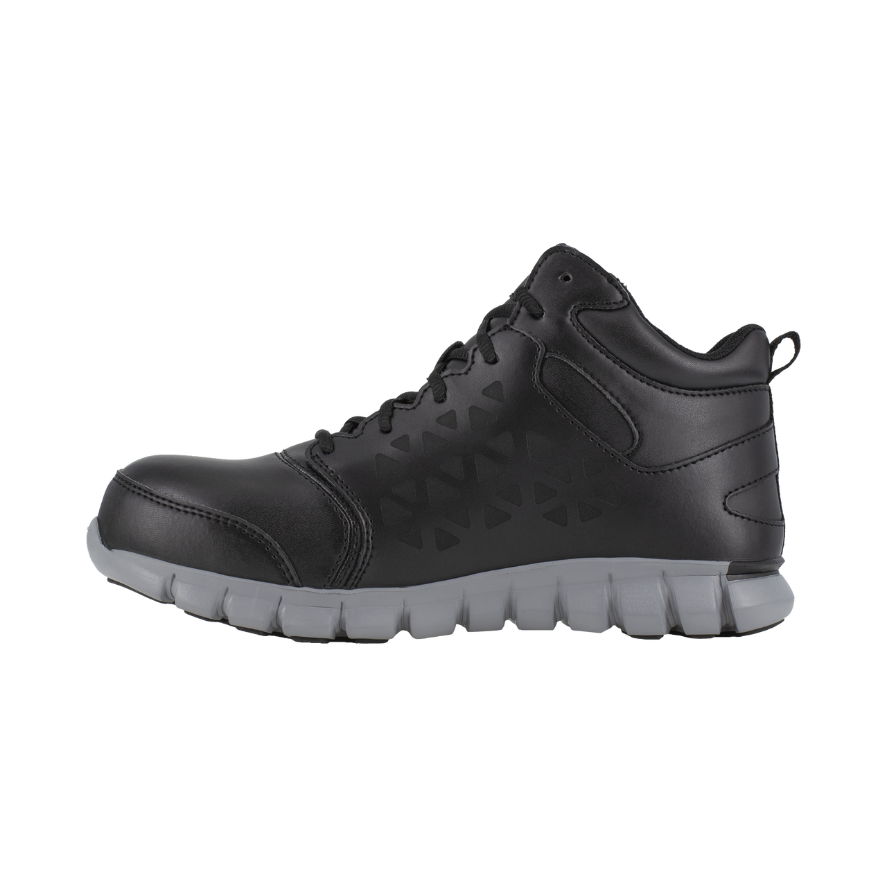 RB414 Women's Athletic Waterproof Composite Toe Mid-Cut Boot (Black/Grey)