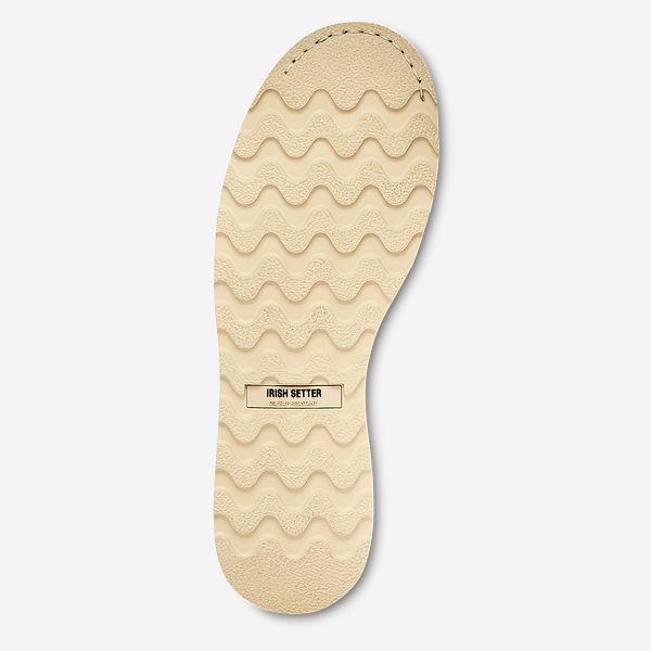 83632 MEN'S 6-INCH WATERPROOF moccassin toe LEATHER non metallic SAFETY TOE wedge outsole BOOT (Brown)