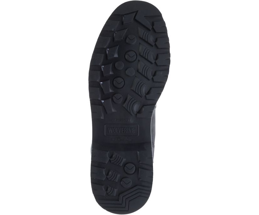 10694 WOLVERINE WATERPROOF STEEL-TOE 6 inch WORK BOOT (Black)