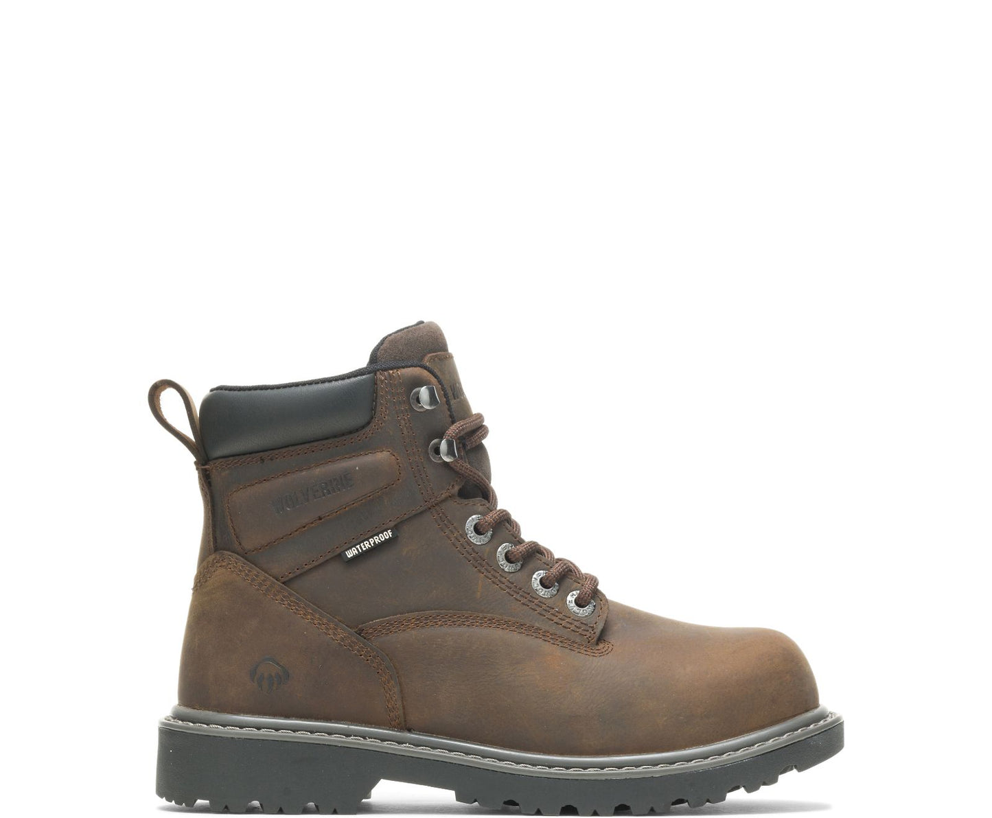 W10696 Wolverine 6 inch Steel Toe Waterproof Boot (Brown)