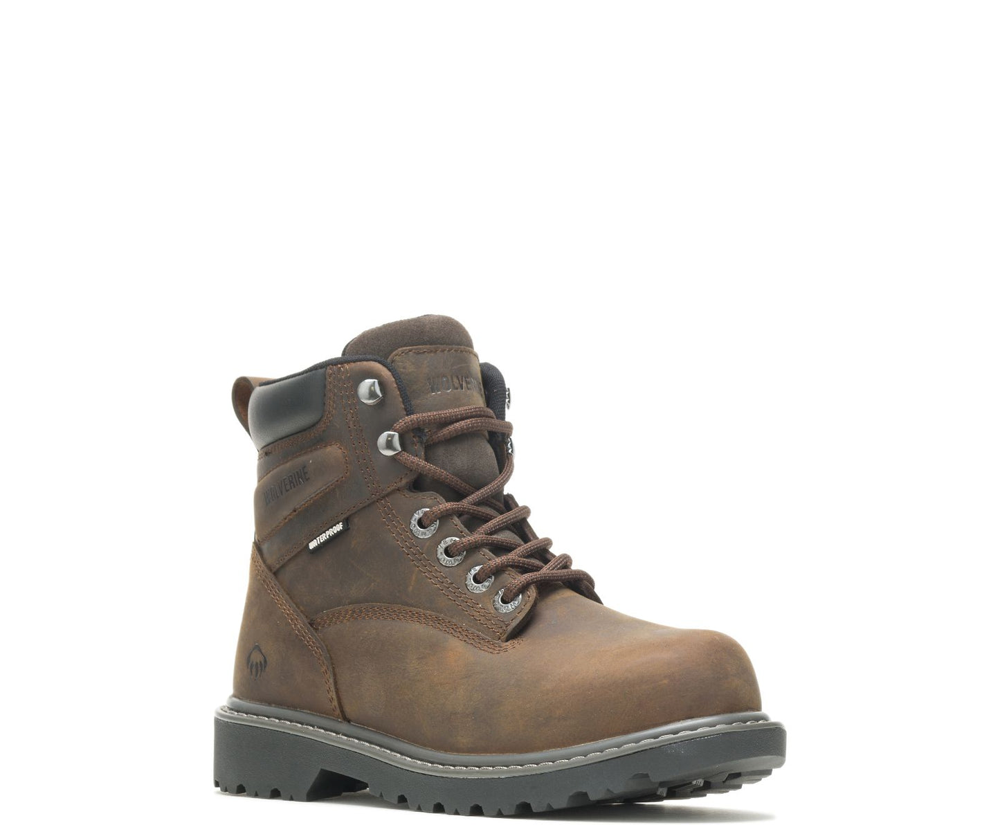 W10696 Wolverine 6 inch Steel Toe Waterproof Boot (Brown)