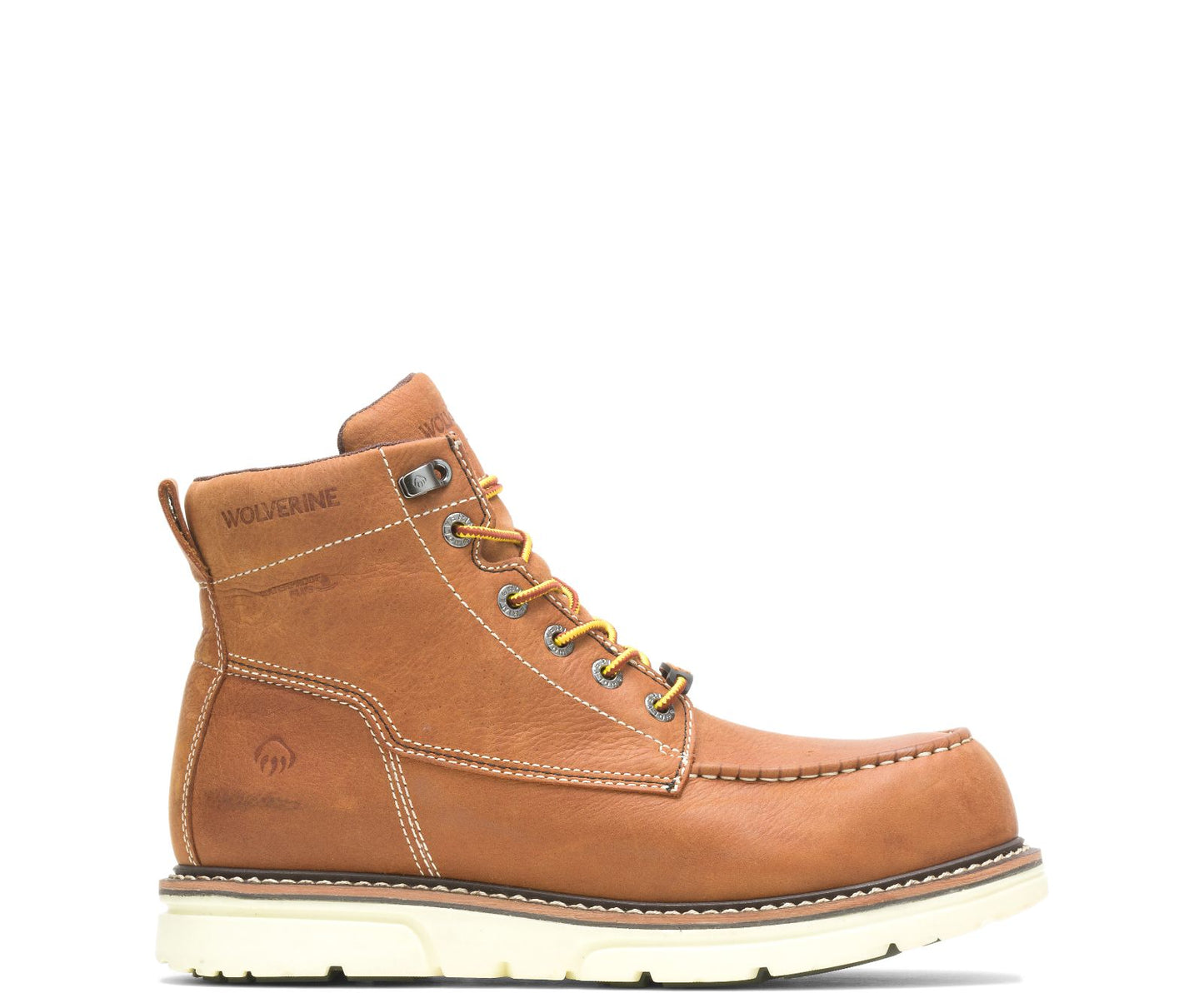 Wolverine 201097 Tan, 6 inch, Waterproof, Wedge Sole, Boot