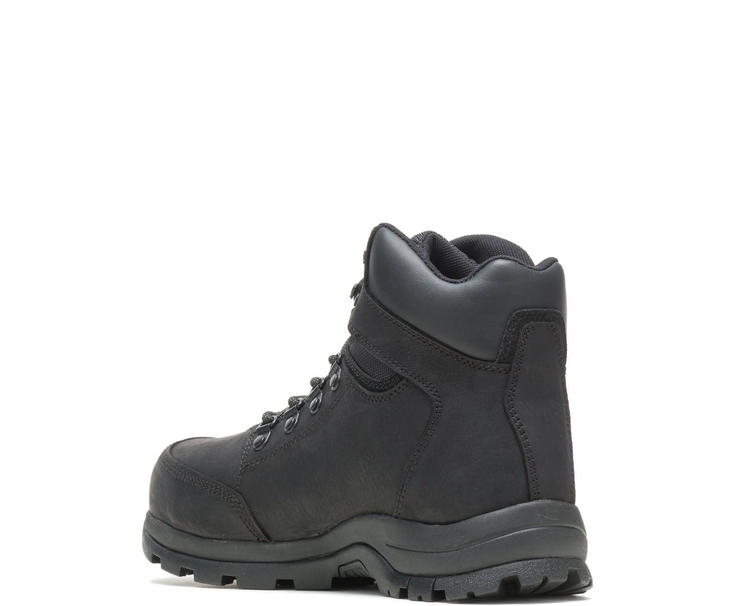211042 Wolverine 6 Inch Steel Toe Work Hiker (Black)