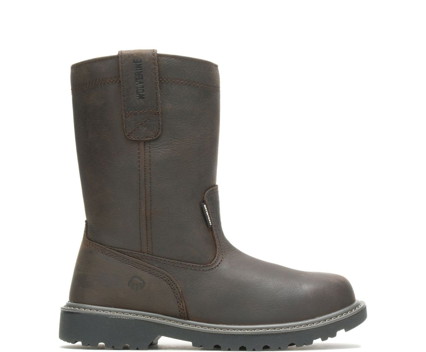 wolverine 10680 Brown, Waterproof, Wellington Steel Toe