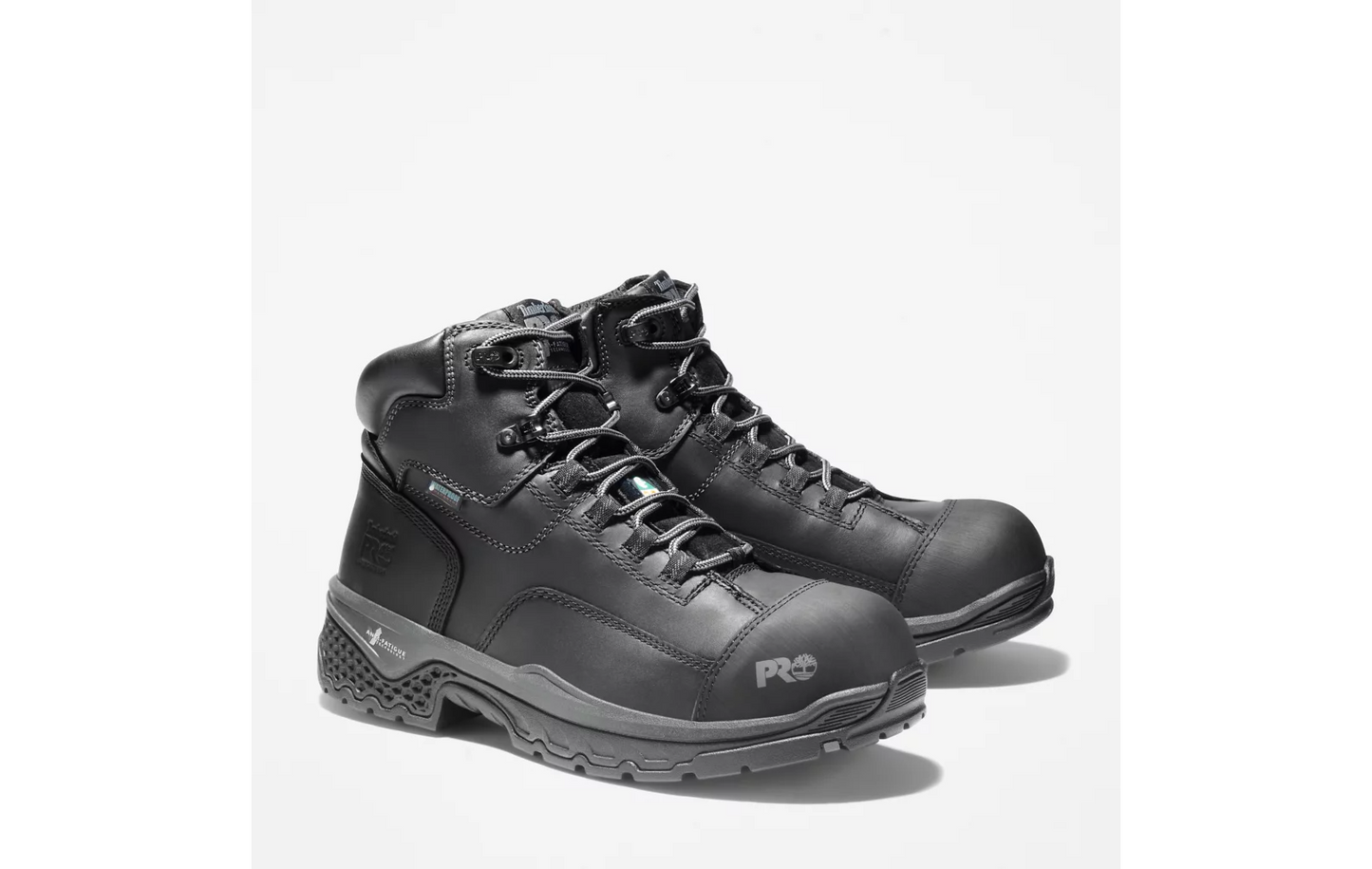 Timberland A1XJP 6 Inch Waterproof, Composite Toe, Puncture Resistant Boot (Black)