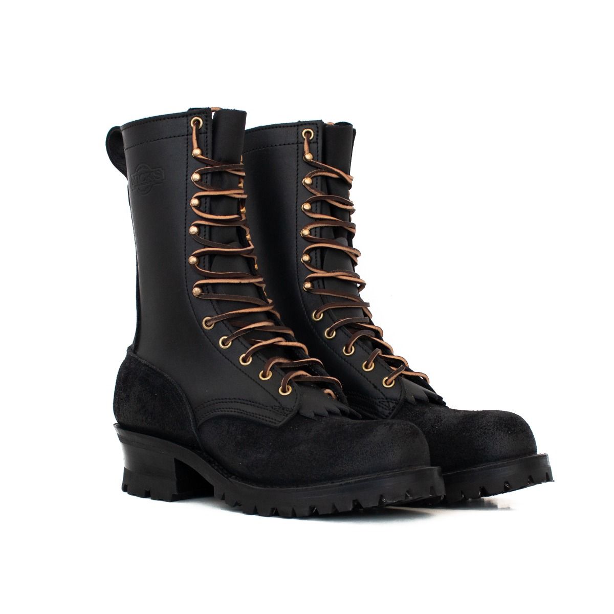25V Nick's 10 inch HotShot Wild land Fire Fighting Boot (Black RoughOut)
