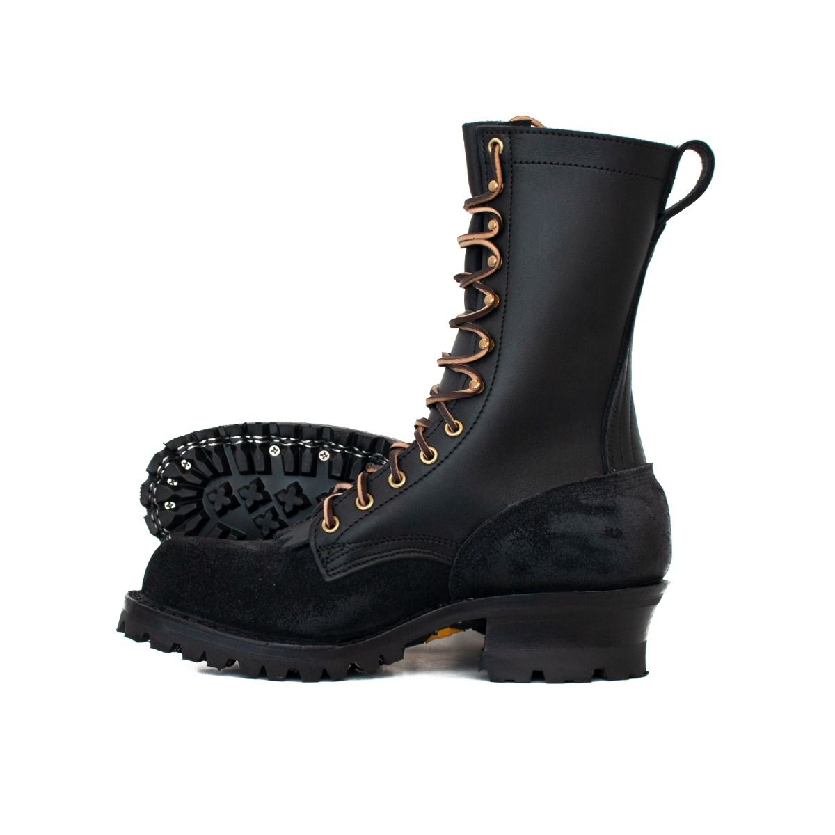25V Nick's 10 inch HotShot Wild land Fire Fighting Boot (Black RoughOut)