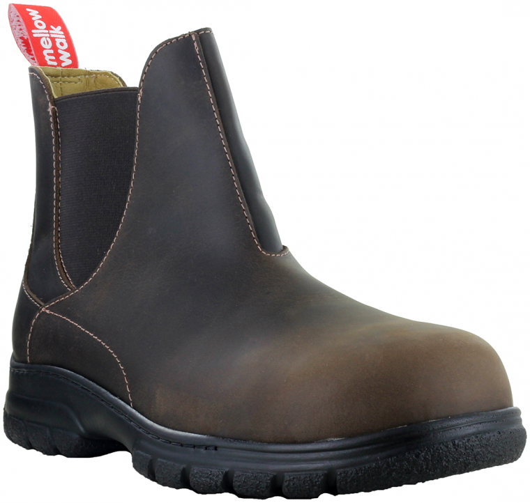 446 128X Mellow Walk MADDY AUSSIE Composite Toe Slip-On (Brown)