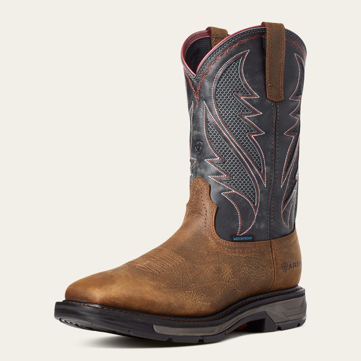 Ariat Wellington Waterproof Work Boot (brown)