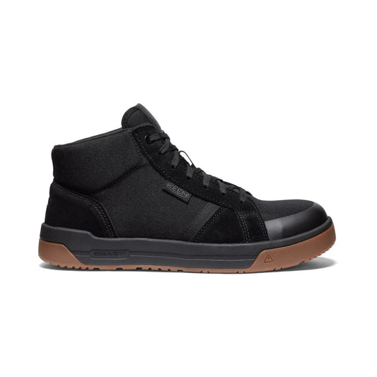 1028751 Men's Keen Carbon Toe Mid Work Shoe (Black)