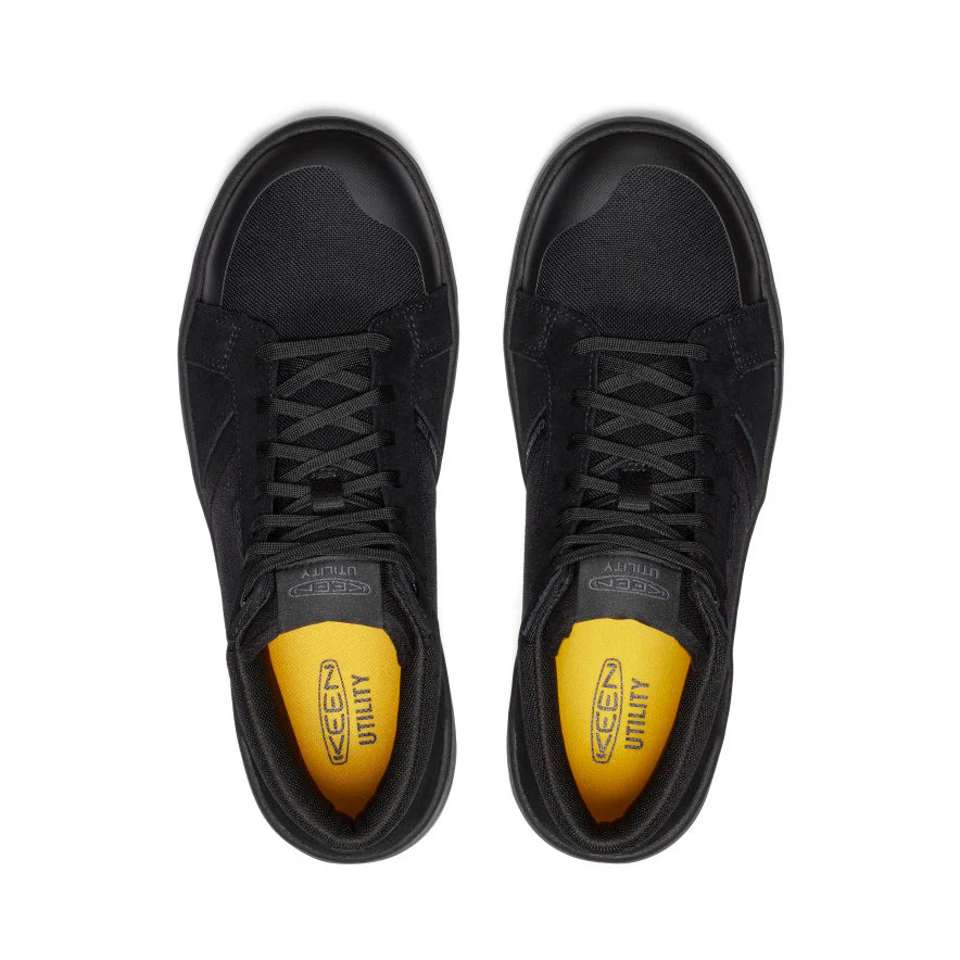 1028751 Men's Keen Carbon Toe Mid Work Shoe (Black)