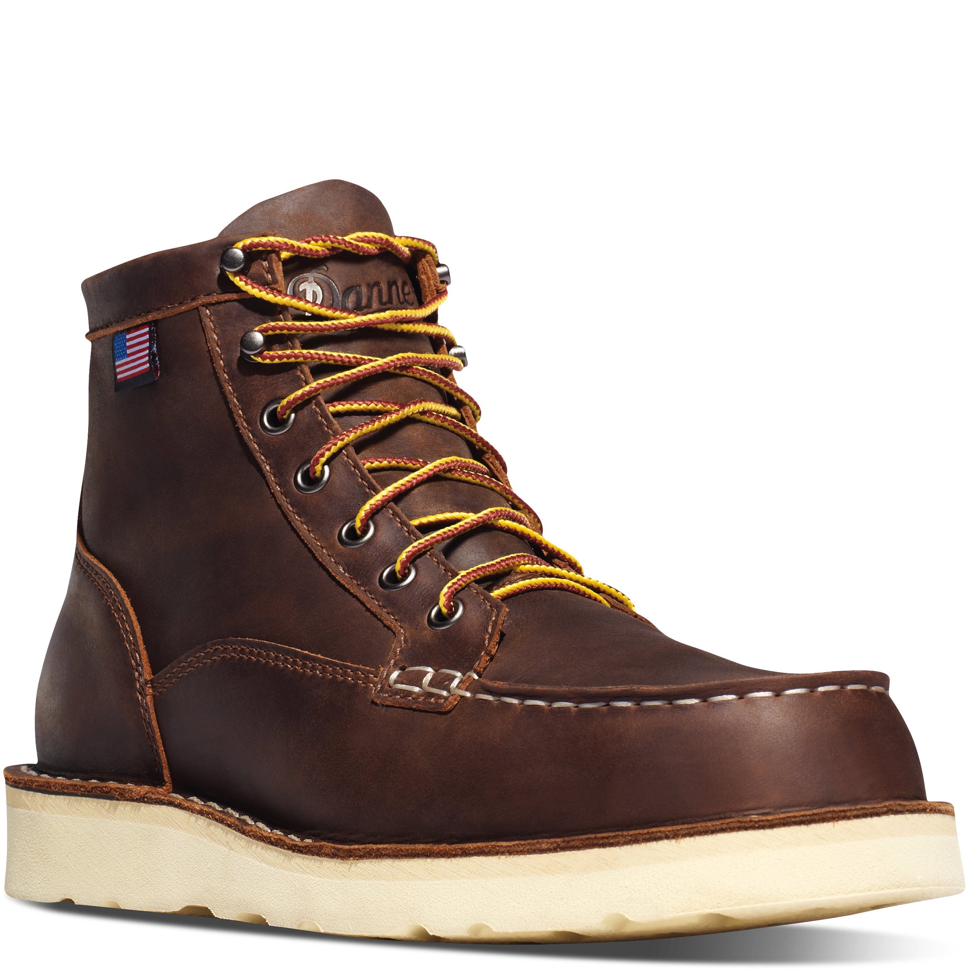 Danner 15564 Bull Run Steel Toe Wedge Boots (Brown)