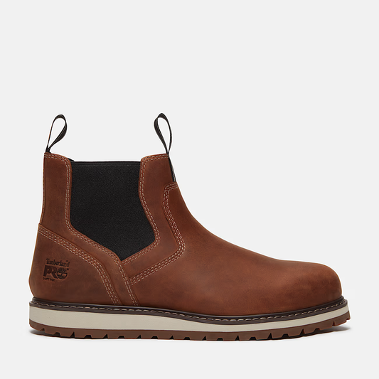 A66BU Timberland PRO Irvine Wedge Chelsea Soft Toe Work Boot (Brown)