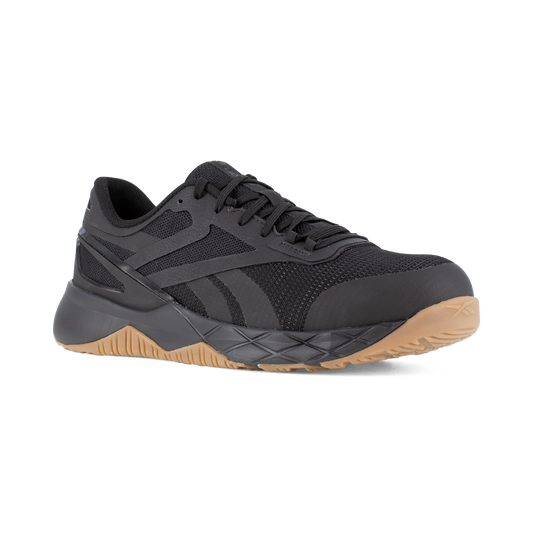 Rb3317 Reebok Nanoflex Work Athletic Composite Toe Shoe - Black