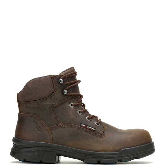 W240026 Men's Wolverine DuraShocks SR Icon 6 Inch, Waterproof, Work Boot (Brown)