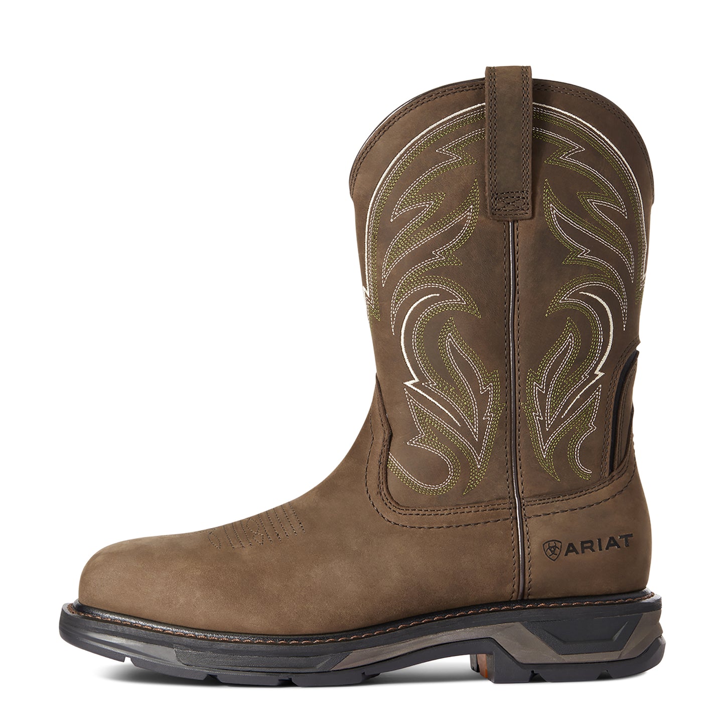 WorkHog XT Cottonwood Carbon Toe Side of boot (brown)