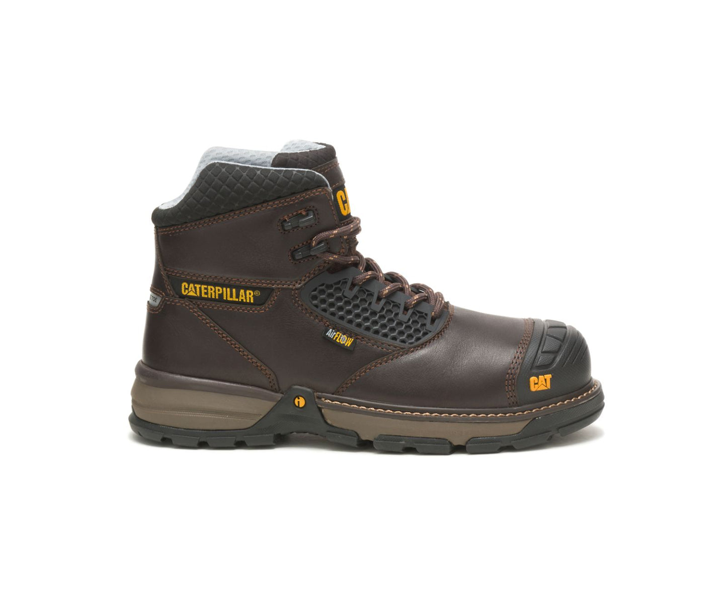 P91340 Caterpillar 6 Inch , Composite Toe Work Boot (Brown)