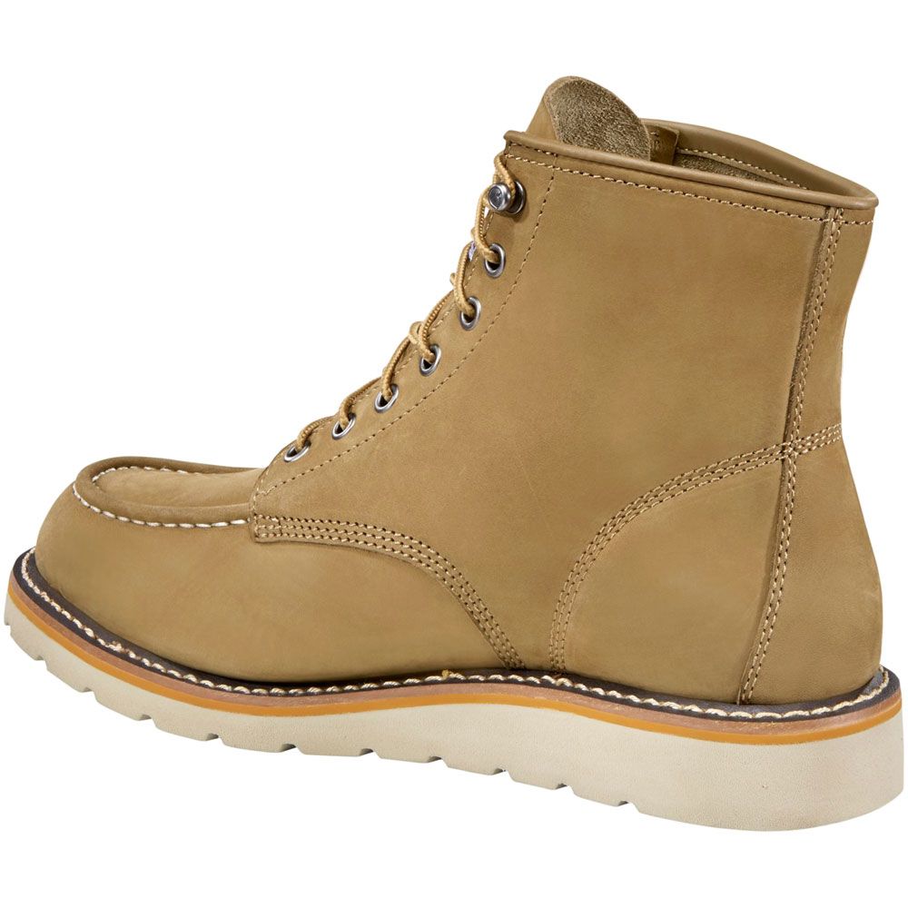 FW6077 6 inch moccasin toe Soft Toe Wedge Work Boots (Coyote Wheat)